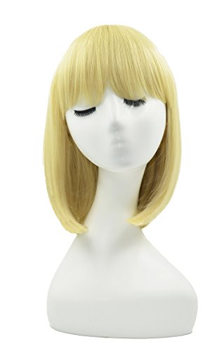 Melesh Short Party Cosplay Costume Bob Wig - 14"