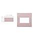Bira Craft 1 5/16 x 11/16 inch Rectangle Lever Action Craft Punch for Paper Crafting Scrapbooking Arts(1.5 inch Rectangle Measured diagonally)