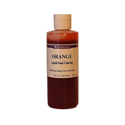 LorAnn Orange Liquid Food Coloring, 4 Ounce