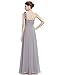 Ever Pretty Flower One Shoulder Empire Waist Floor Length Bridesmaids Dress 09768