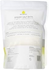 Bathefex Epsom Salt Lime & Lemongrass Bath Soak Aromatherapy Relaxing Muscle view 3