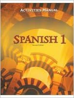 Spanish 1 Activities Manual Spanish Edition 9781591661696 Bob Jones University Books 