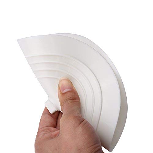 image for Kirecoo 2 Pack Bathtub Stopper, 6 Inches Large Silicone Tub Stopper, F