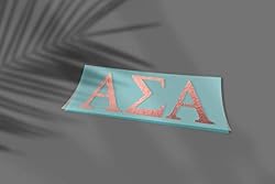 Pro-Graphx Alpha Sigma Alpha Stickers - 2.5 Inches