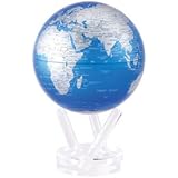 6" Cobalt Blue and Silver MOVA Globe