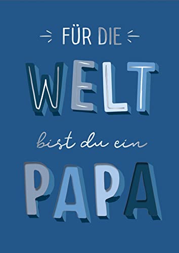 Grafik-Werkstatt Greetings Card Bester Papa Music Card with Sound Cover Version Daddy Cool