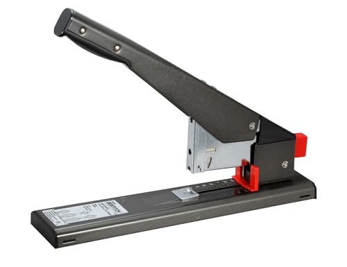 Bostitch Grampeador de escritório resistente, capacidade para 215 folhas, sem atolamento, fácil recarga, preto (00540)