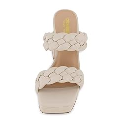CUSHIONAIRE Women's Aurora braided platform sandal