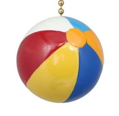 Clementine Design Beach Ball Ceiling Fan Pull