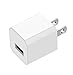 USB Wall Charger, Certified iTech Gadgets 5V/1A Universal Mini Portable Travel Adapter High Speed 1.0A Output for iPhone iPad Samsung HTC LG iPod Nokia (White) 4 Pack