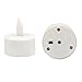 HERO-LED CD-RC-12ST-A Rechargeable LED Electric Candles, Flameless Flickering Tea Lights, Set of 12, Amber Color