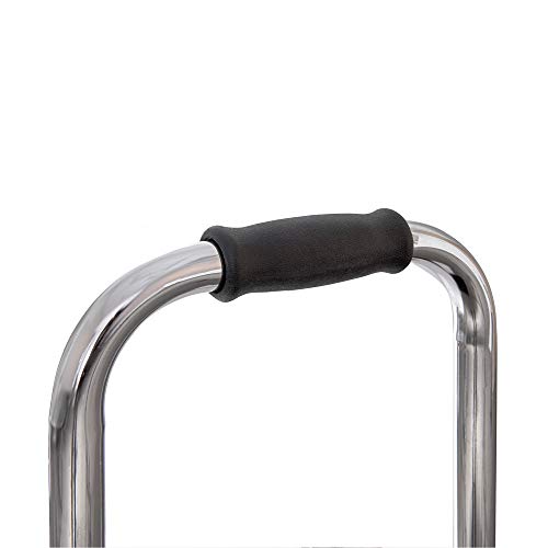 Vaunn Medical Foot Step Stool with Handle and Anti Skid Rubber Platform, Lightweight and Sturdy