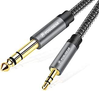 POSUGEAR 3.5mm to 6.35mm cable 3M