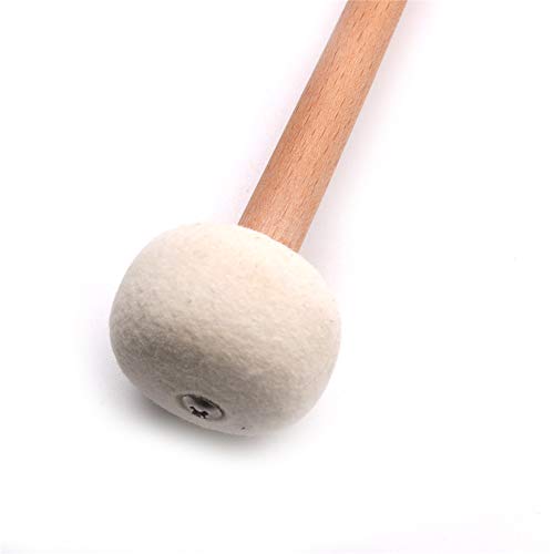 OUYAWEI Fashion for 2pcs Timpani Mallet Drumstick Felt Head Wood Handle Anti-Slip Bass Drum Sticks Indispensable Accessory for Musical Instrument - Thumbnail 7