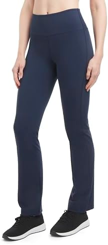 90 Degree By Reflex Womens Power Flex Yoga Pants - Blue Topaz - XS