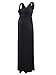 Jinson Women's Basic Sleeveless Maternity Maxi Tank Dress Vestido with Empire Waist for Pregnancy