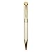 Penneed Ballpoint Pen with Gift Box, Retractable Pen for Men Women Executive Business Office School Supplies, Refillable 1.0mm Black Ink B5 (Gold)