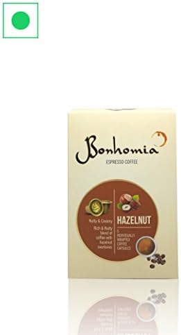 Bonhomia Artisan Hazelnut 10 Coffee Capsules- Hazelnut Flavoured- Nespresso Compatiable