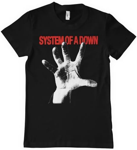 Amazon.com: System of a Down Hand Heavy Metal Rock Official Tee T
