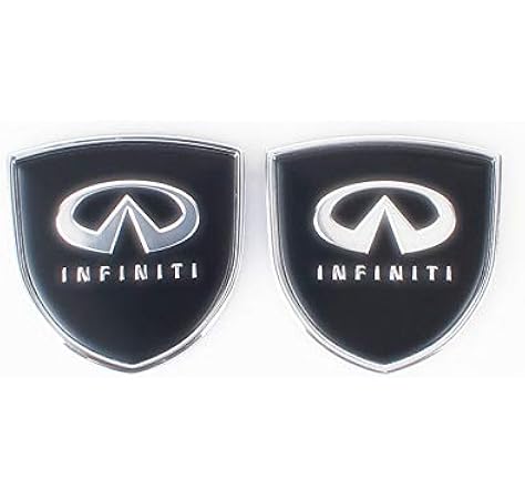 Amazon Com Ycsm 2 Pcs Metal Decorative Logo Shield Refit Logo Shield Car Logo Shield Badge Sticker For Infiniti Arts Crafts Sewing
