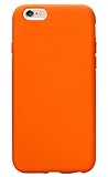 MUNDULEA Compatible iPhone 6 /iPhone 6s Case,Flexible TPU Full Matte Cover Case Compatible iPhone 6/iPhone 6s (Orange)