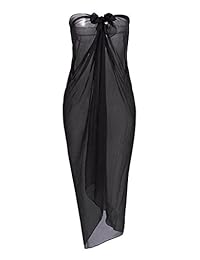 Sanchy Sarong para dama, para playa, para cubrir el traje de baño, con más talles