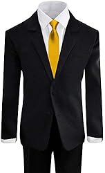 Black n Bianco Boys Formal Black Suit with Shirt