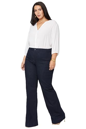 NYDJ Women's Plus Size Teresa Trouser Jeans | Slimming & Flattering Fit Pants, Rinse, 20