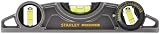 Stanley Fatmax Torpedo Level 25 cm Aluminium Magnetic Base 3 Vials view 2