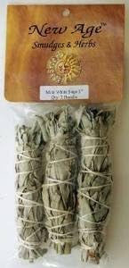 5 X White Sage Smudge Stick 3-Pack by New Age Smudges and Herbs