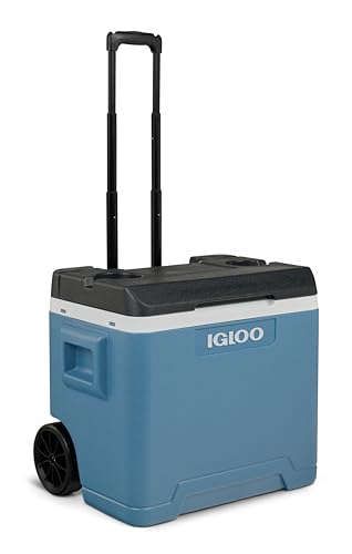 IGLOO IP42 Roller Kühlbox 42L – Passiv-Kühlbox mit Rollen und Teleskopgriff