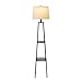 Catalina Lighting 19305-000 Modern Etagere Floor Lamp with Shelves, Standing Lamp, Living Room Light with Shelving, LED Bulb NOT Included, 58