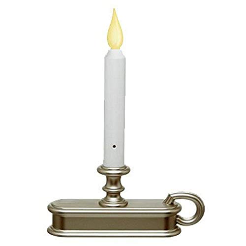 Mua Window Candle with Light Sensor, Orange Flame, Pewter Base, FPC1225P trên Amazon Mỹ chính