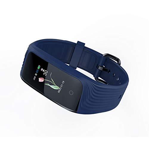 Fitness Tracker,Smart Wrist Band Sleep Sports Fitness Heart Rate Tracker Pedometer(Blue)