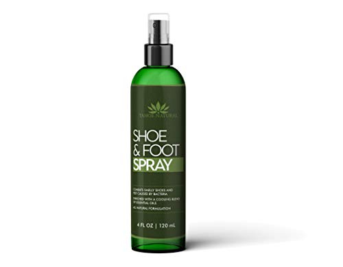 Essential Oil – Next Day Shoe Deodorizer – Odor Eliminator for Work Boots – Odor Eaters for Shoes – Tea Tree Smell Good – Air Freshener Spray – Shoe Odor Eliminator – Foot Spray w/ Travel Size Spray