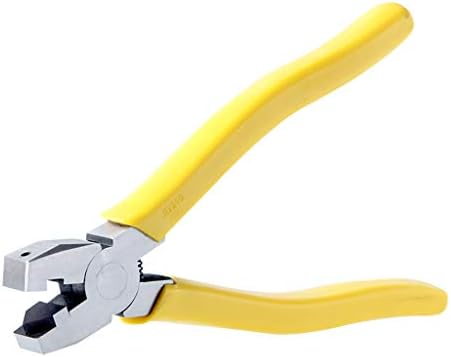 Fiosoji Heavy Duty Multi-function combi Gripping Pliers/Aluminum Alloy Frame-Folding Pliers/Screw Extractors (non-slip jaws for quick removal of damaged screws) (silver + yellow, 30x15x5cm)