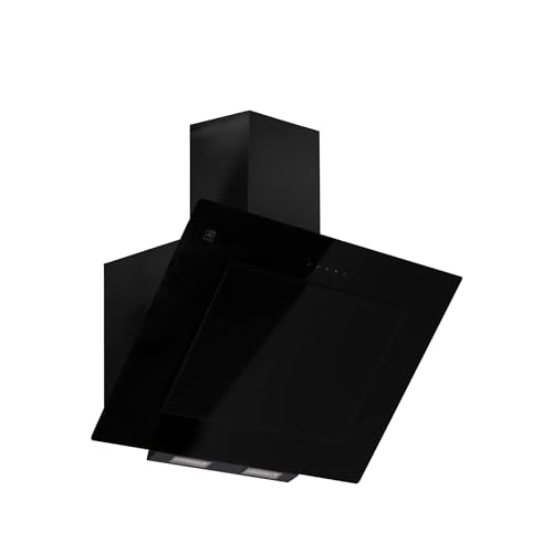 AVERA Campana para cocina de pared 90 cm, Diseño tipo pantalla, 3 velocidades, Filtros de malla metálicosy carbón activado, Acero inoxidable y vidrio templado, Control WIFI y panel digital | CEV90C