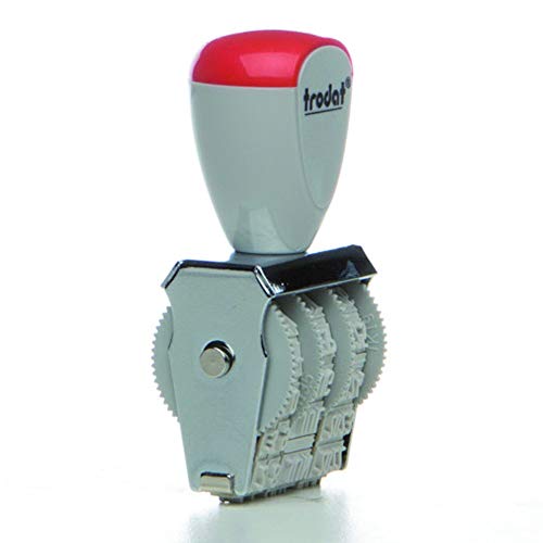 Trodat Rechteckig 1010 Classic Datumsstempel Deutsch, Monat abgekürzt, AbdruckgröÃe 4 x 26 mm – Bild 4