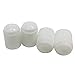 Godeson White Plastic Valve Cap For kinds of cars, trucks, bikes Scharder Valve.Hard Valve Cap Help Prevent Air Leakage(Pack of 5pcs)