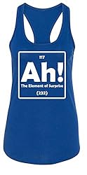 Ladies Tank Top Ah! The Element of Surprise Royal