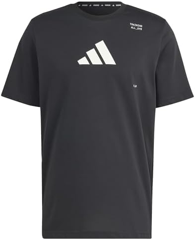 Homme AEROREADY All-Gym Category Graphic Tee, Black, S