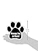 Imagine This Paw Car Magnet, Therapy Dog on Board, 5-1/2-Inch by 5-1/2-Inch