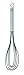 Rosle 95656 Stainless Steel & Silicone Flat Egg Beater Whisk 10.4 Inch, Silver