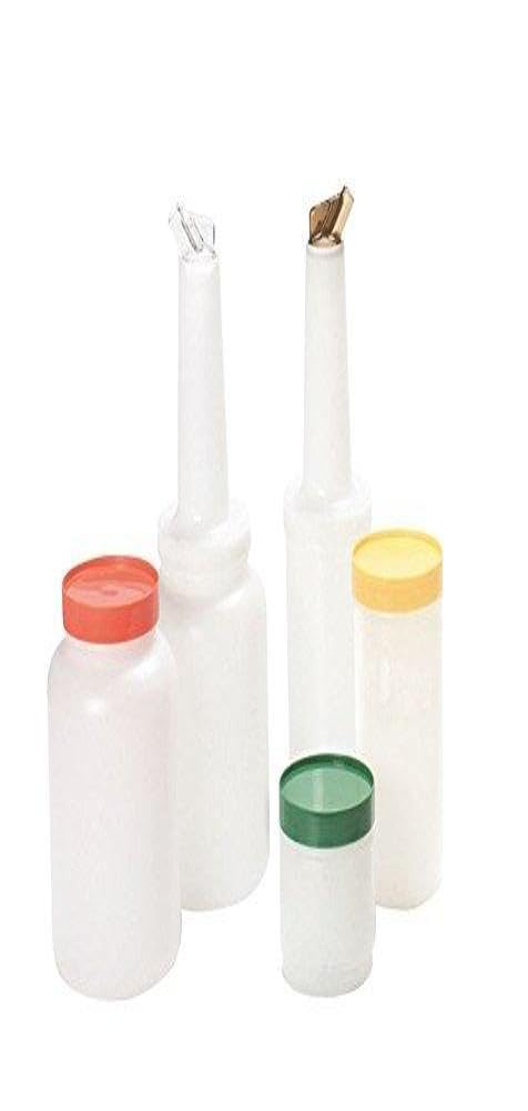 Genware NEV-PS601N-24 Store And Pour Quart, Orange