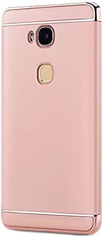 Mpei Huawei Honor 5X Case Matte Coated Surface with Electroplate Frame Hard Cover for Honor 5X (Huawei Honor 5X, Rose Gold)