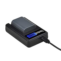 Tectra 2-Pack NB-2L NB-2LH Battery + Rapid LCD