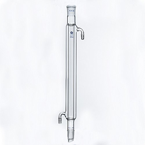 Condensatore Condensatore Tubo Dritto Per Vetro Chimica Labware Condensatore Condensatore Tubo Dritto Per Vetro Chimica Labware