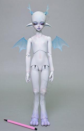 Zgmd 1/4 BJD Doll Ball Jointed Doll Ice Dragon Girl with Face Make up Animal Body