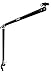 Heron - 4FT Desk Mount Overhead for Lights/Camera Mounting Poles up to 3lb Capacity - 4FT Overhead Rig