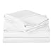 Superior Egyptian Cotton 4 Piece Sheet Set, Luxury 1200 Thread Count, Eco-Friendly, Sustainable Sheets, Ultra-Soft Basics, Solid, Deep Pocket Fitted Sheet, Flat Sheet, Pillowcases, Queen, White